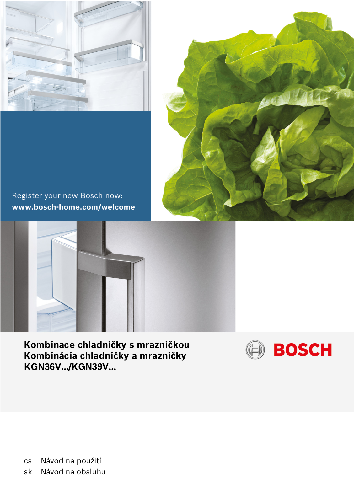 Bosch KGN39VWDB User Manual