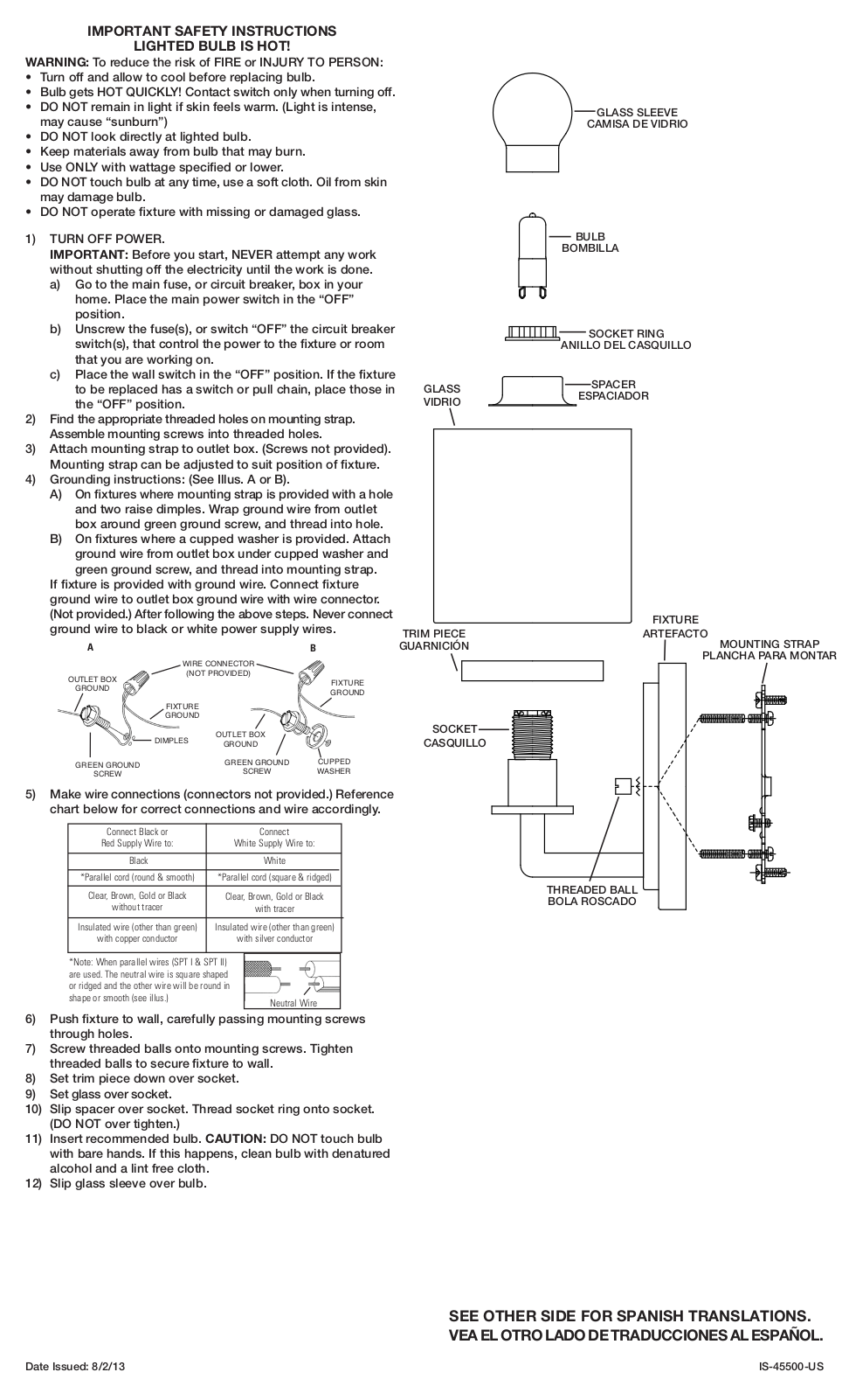 Kichler 45500 User Manual