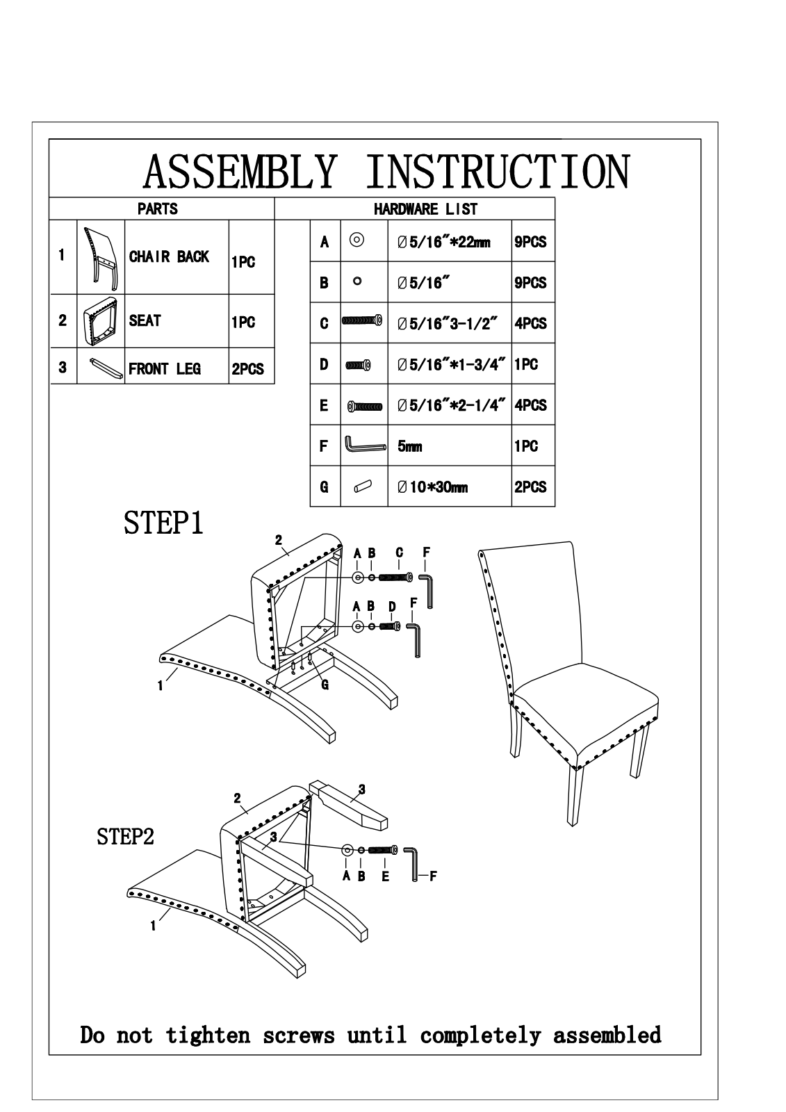 Red Barrel Studio W005484357 Installation & Assembly - ManualMachine.com