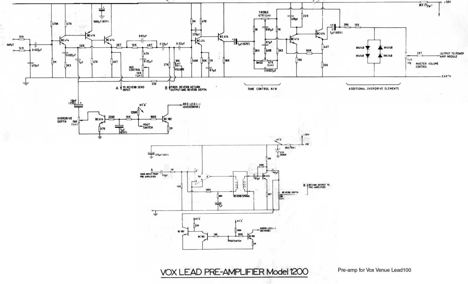 Vox vlead100 schematic