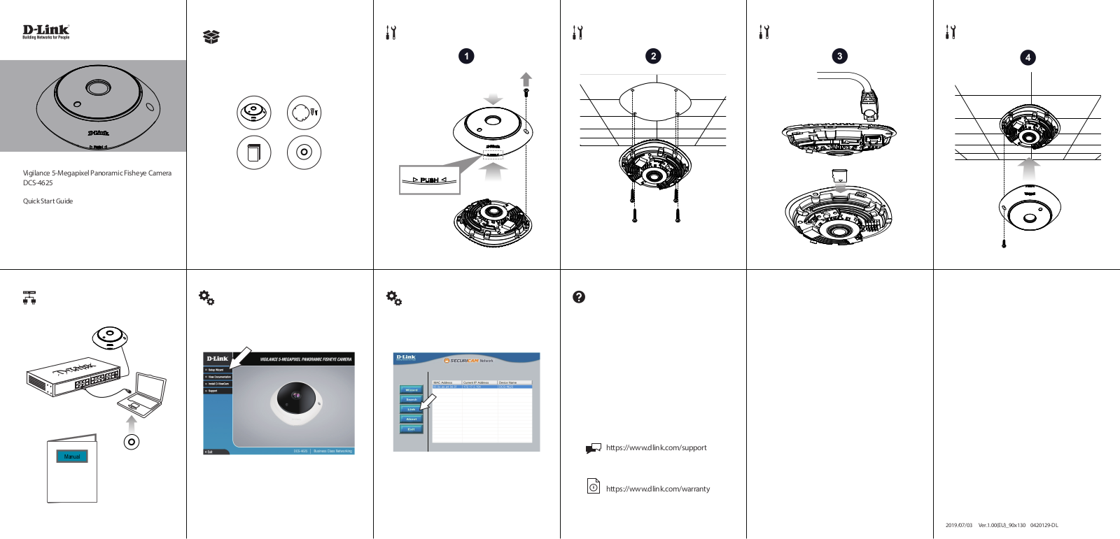 D-Link DCS-4625 Quick Start Guide