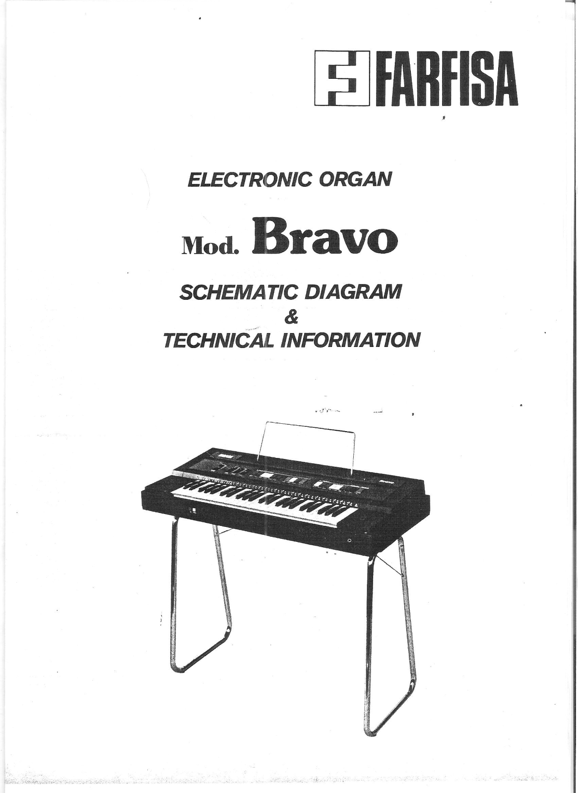 Farfisa Bravo Schematic