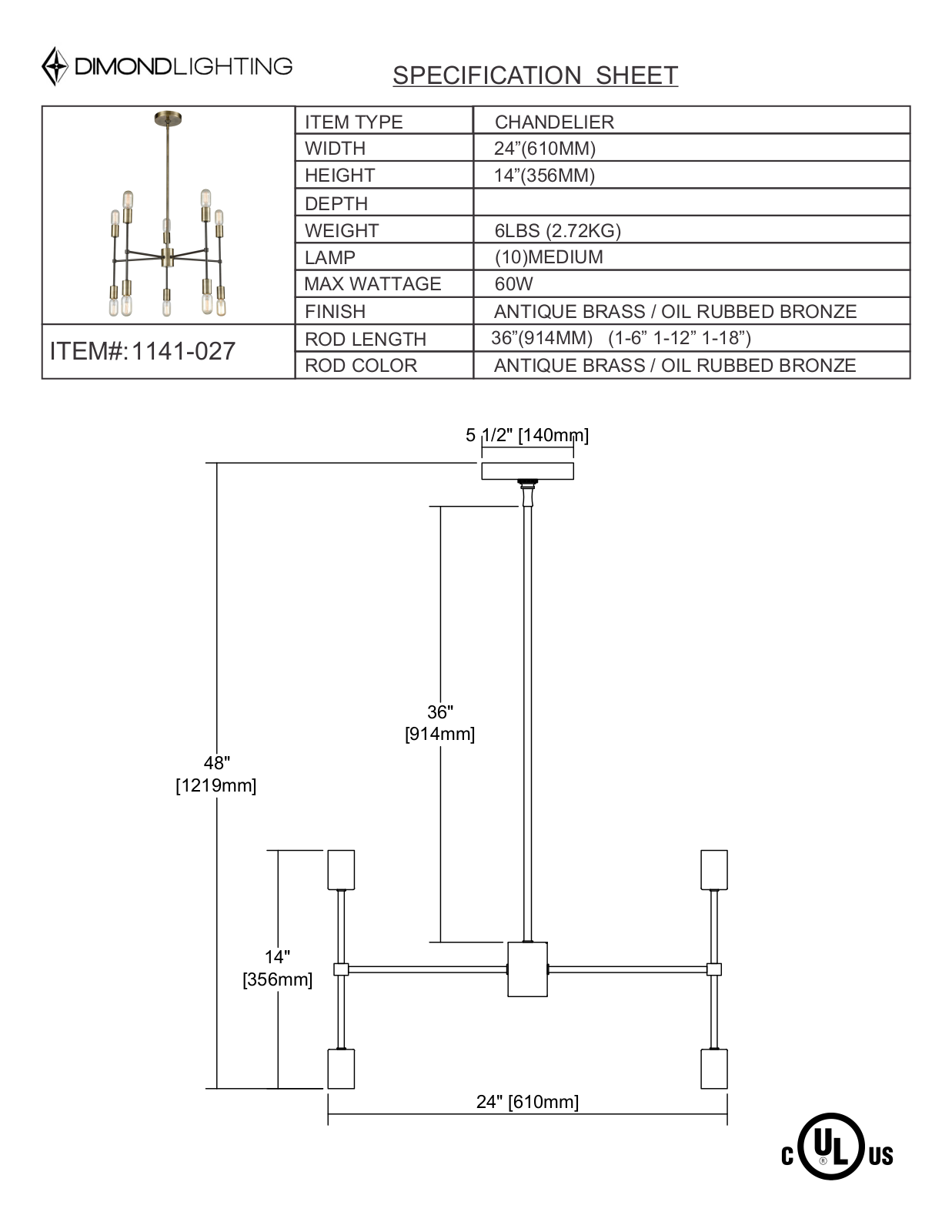 ELK Home 1141027 User Manual