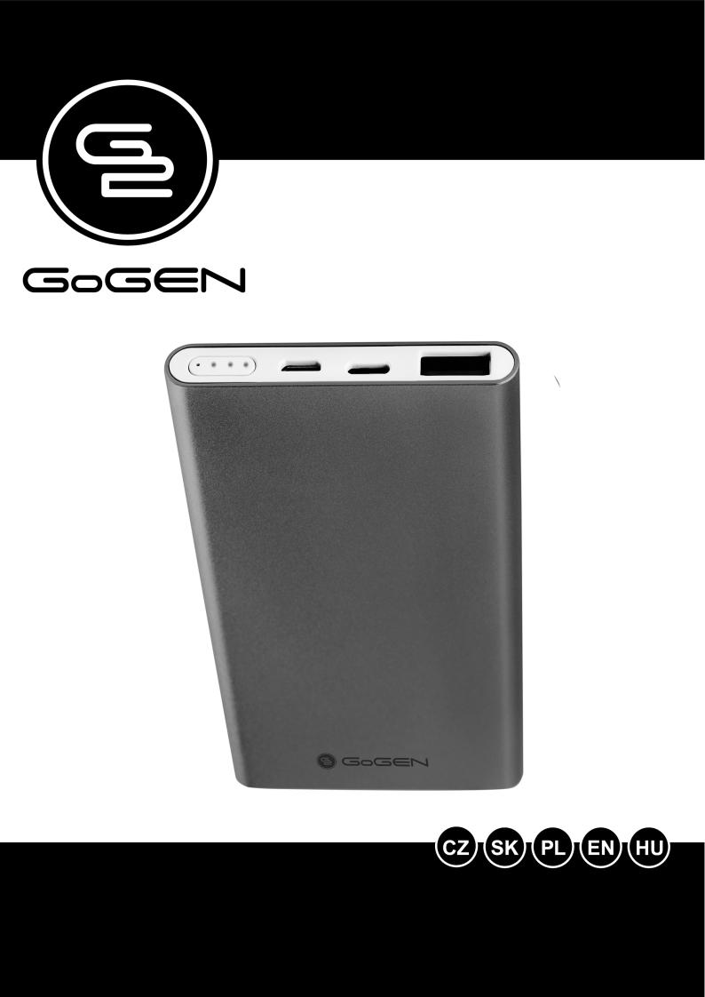 GoGEN PB50001GR, PB50001PW User Manual