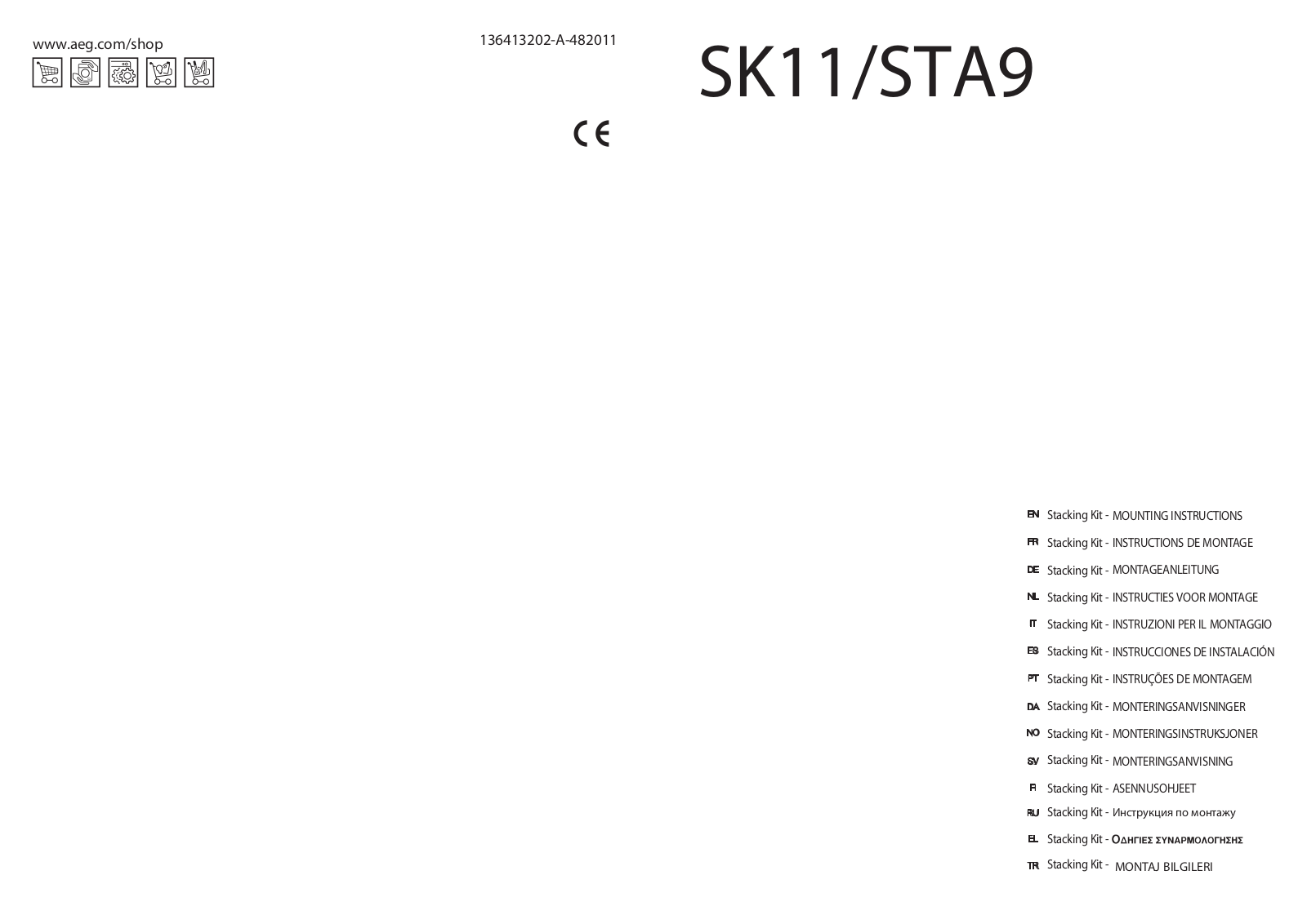 Electrolux SK11,STA9, STA9 User Manual