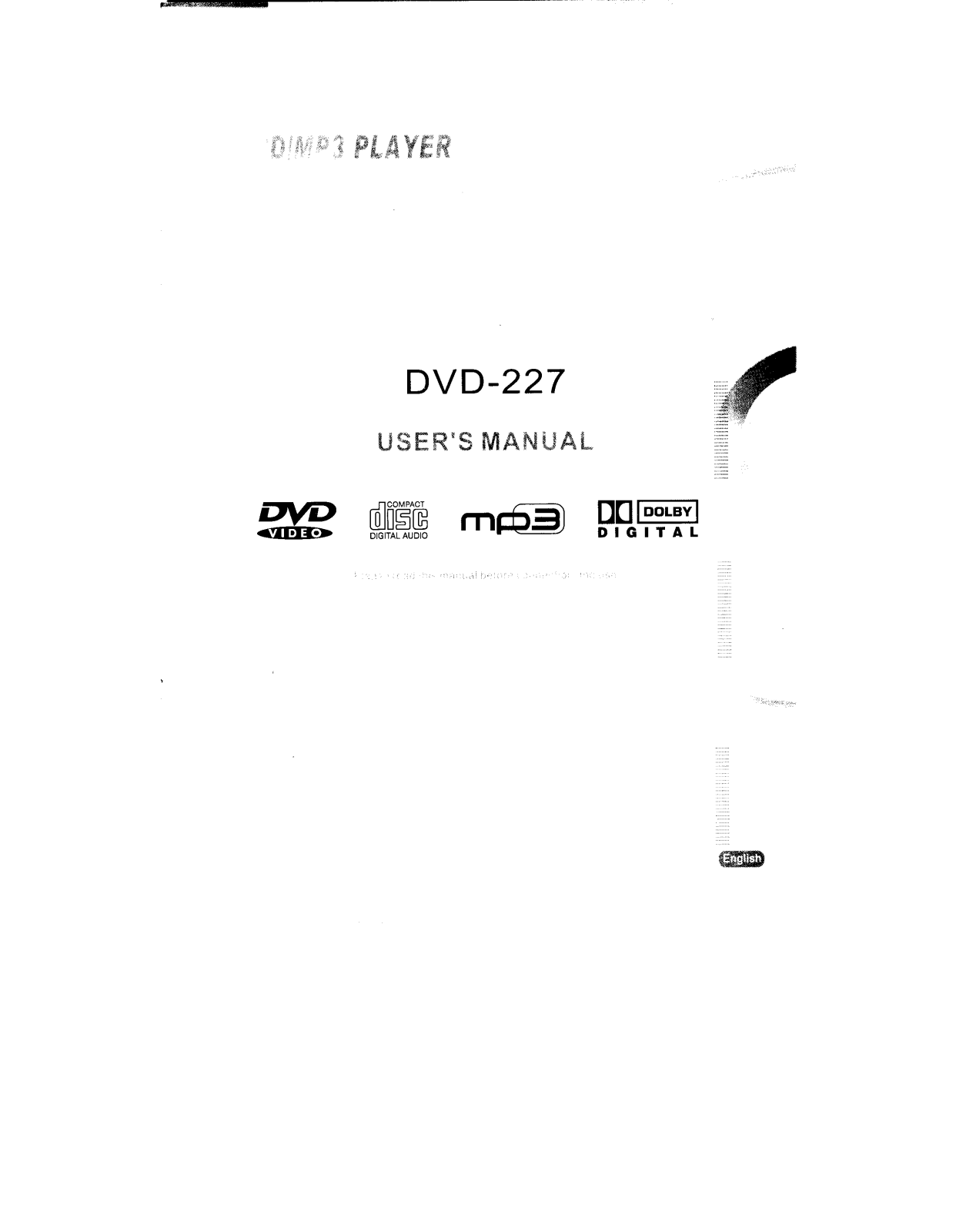 COBY electronic DVD-227 User Manual