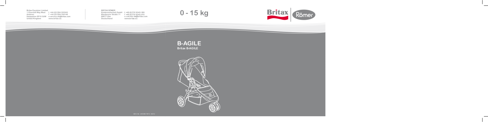 Britax-Römer B-Agile 3 User Manual