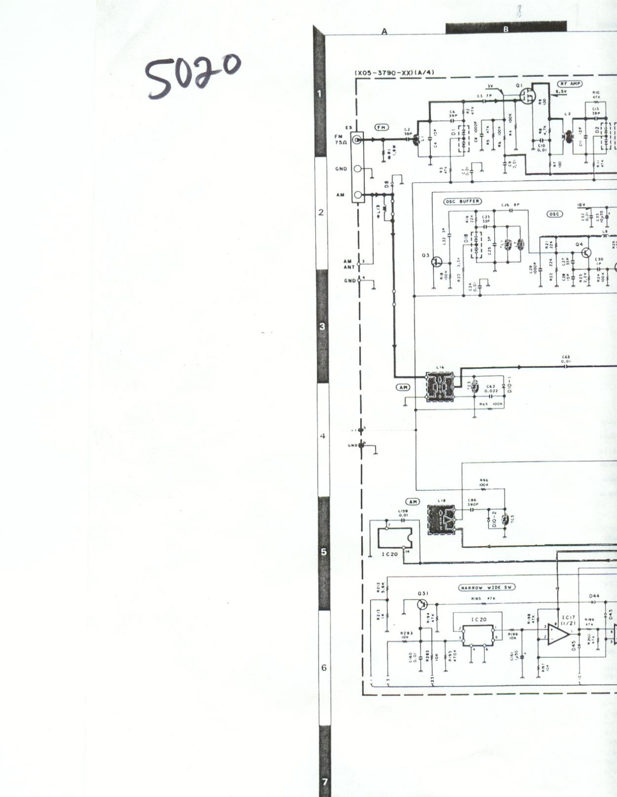 Kenwood KT-5020 Schematic