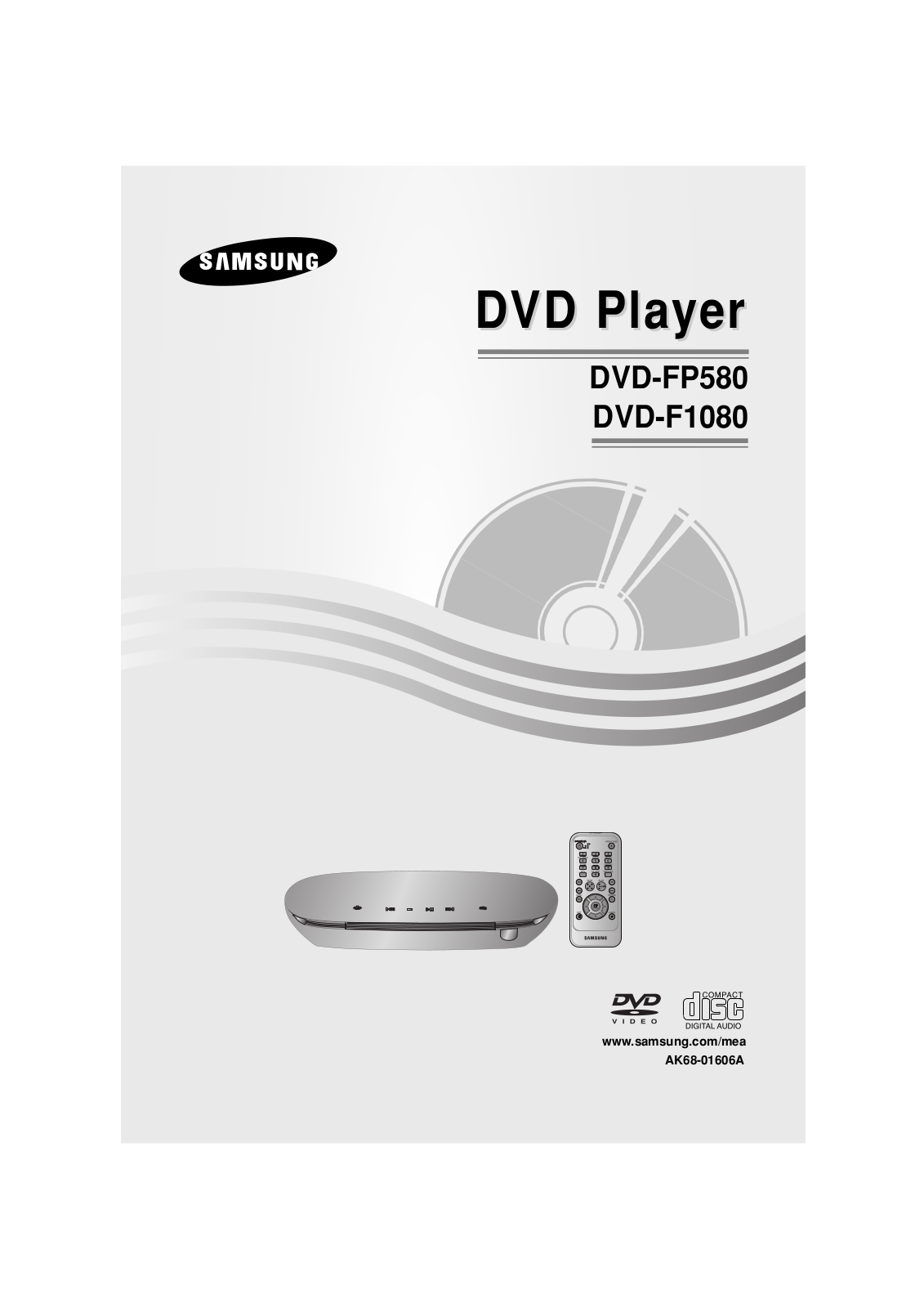 Samsung DVD-F1080, DVD-FP580 User Manual