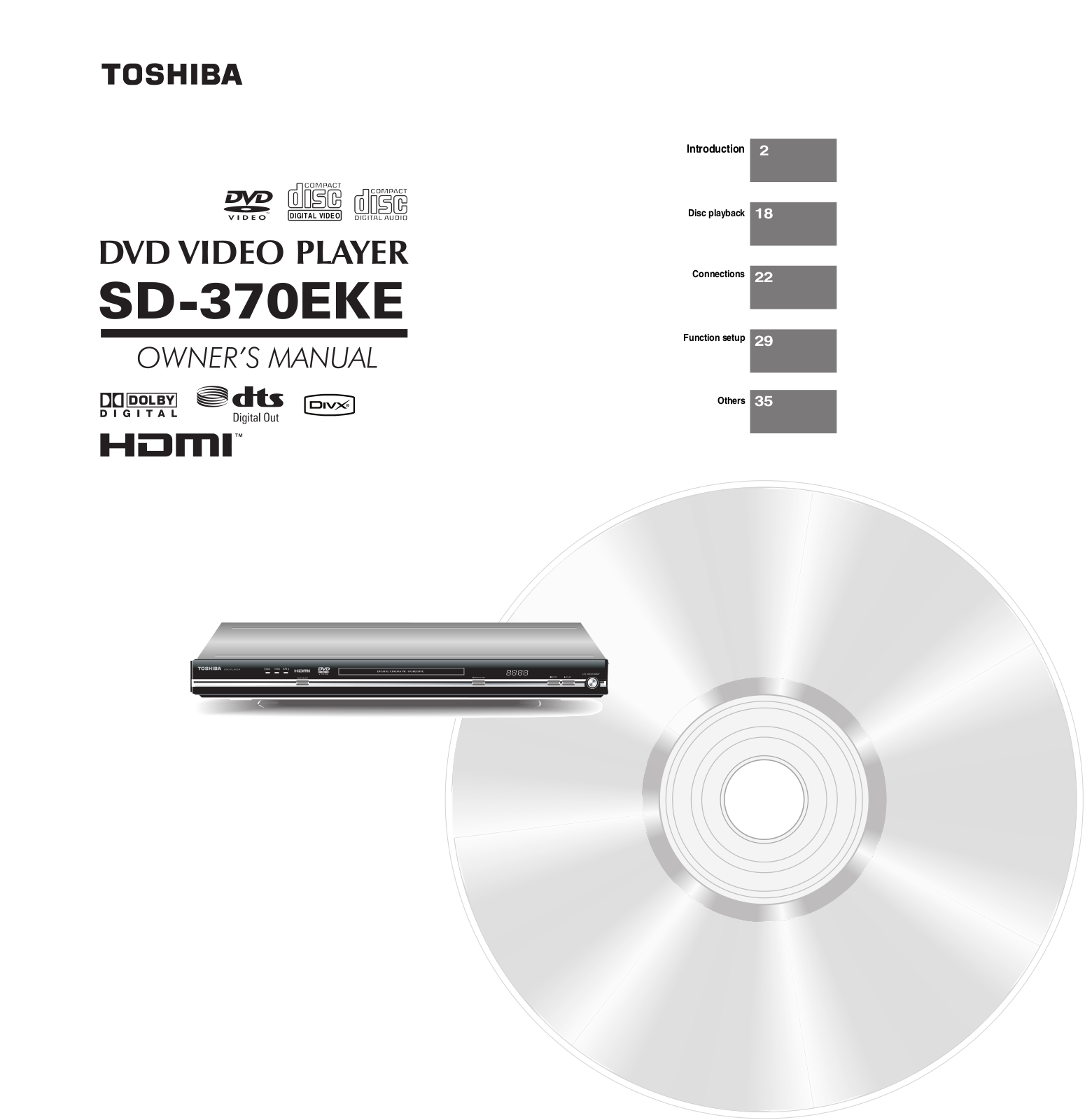 Toshiba SD-370EKE User Manual