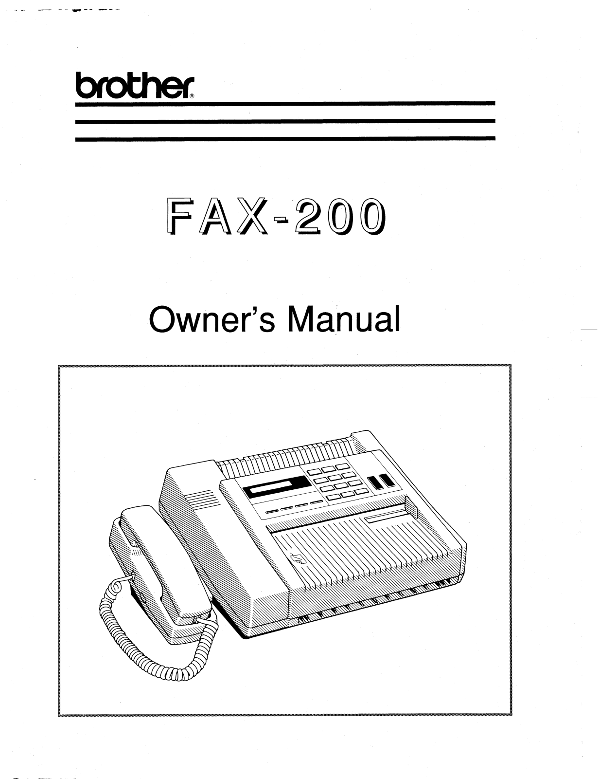 Brother 200 User Manual