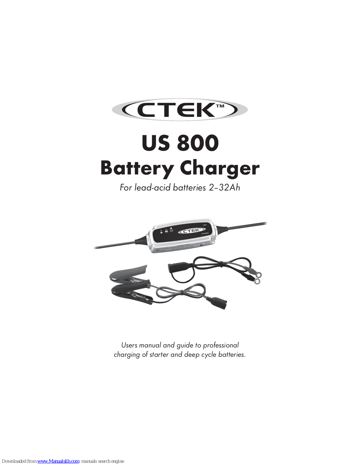 CTEK US 800 User Manual - ManualMachine.com