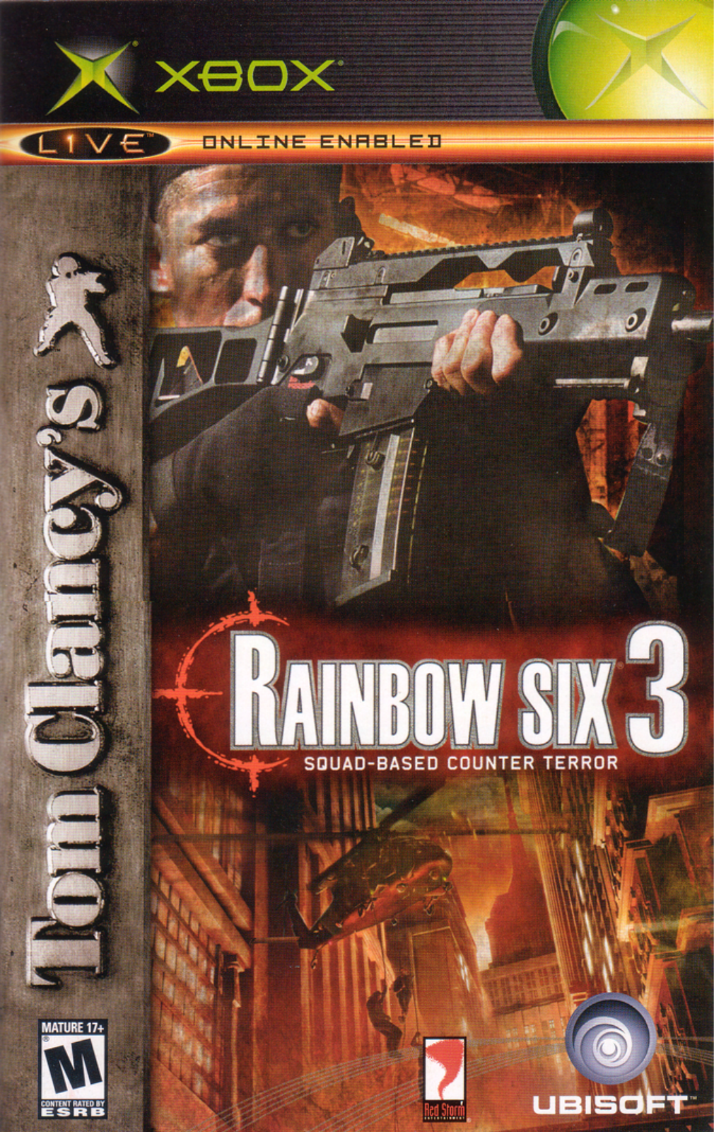 Games Microsoft XBOX TOM CLANCY S-RAINBOW SIX 3-SQUAD-BASED COUNTER TERROR User Manual