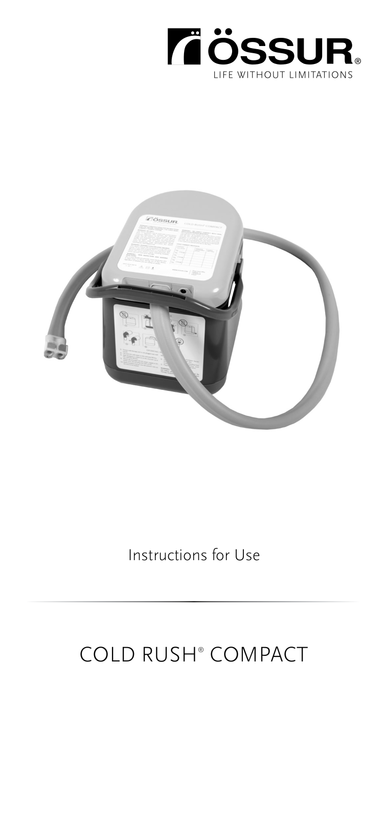 OSSUR COLD RUSH COMPACT INSTRUCTIONS FOR USE - ManualMachine.com