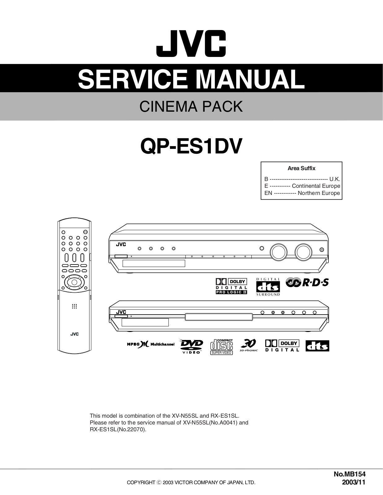 JVC QP-ES1DV Service Manual