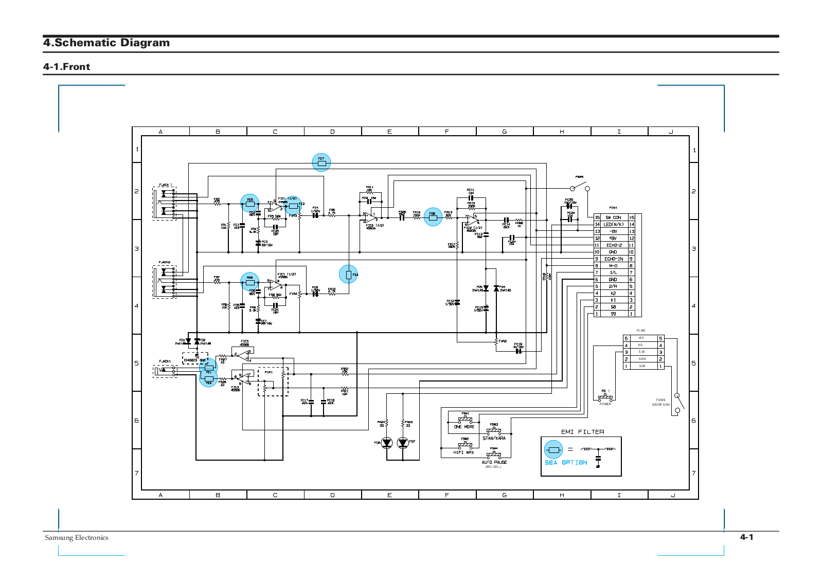 Samsung DV350 Schematics Diagram