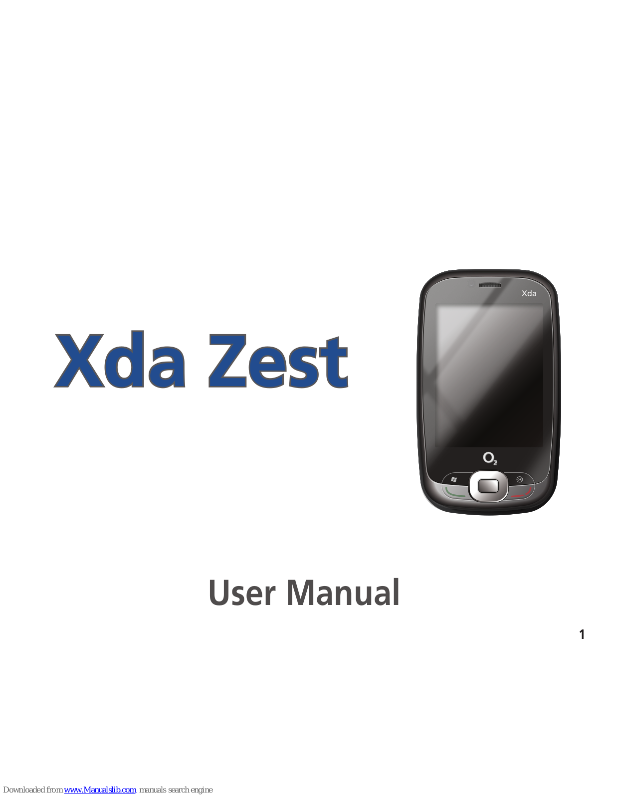 O2 Xda Zest User Manual