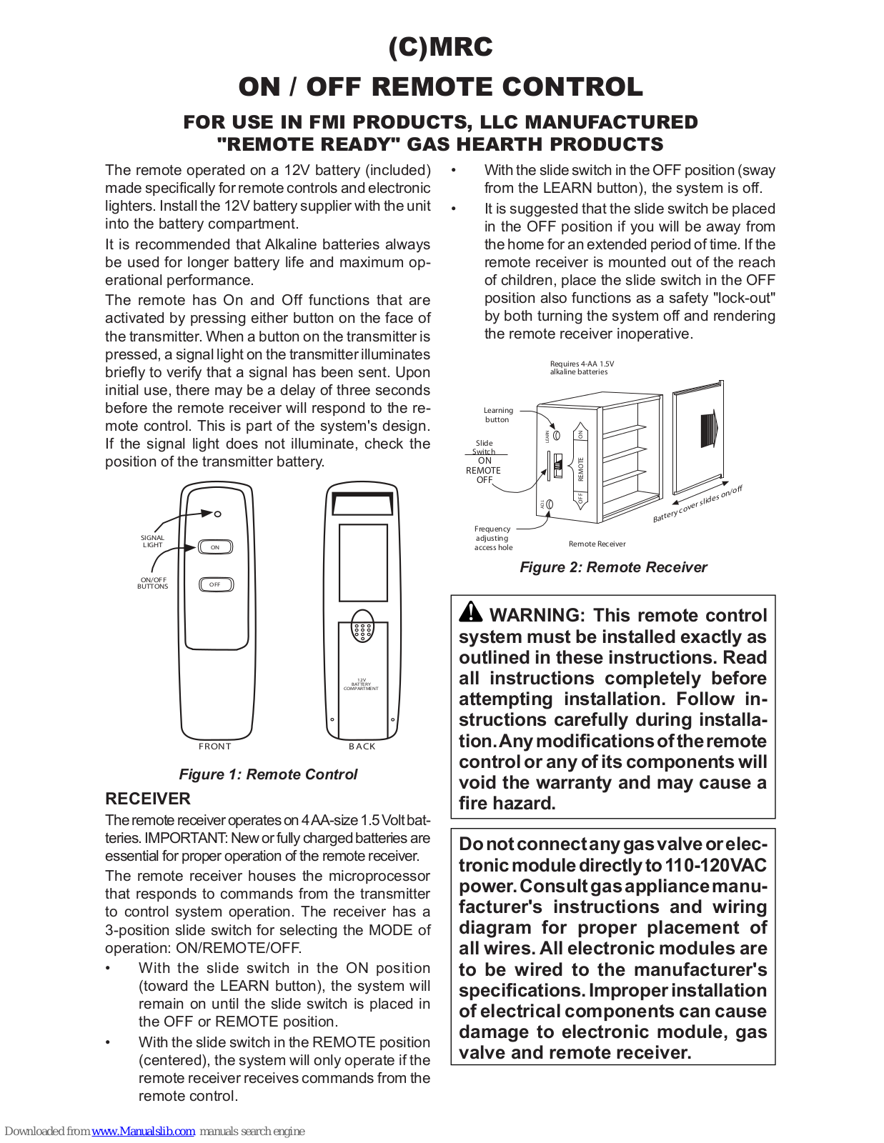 FMI (C)MRC User Manual