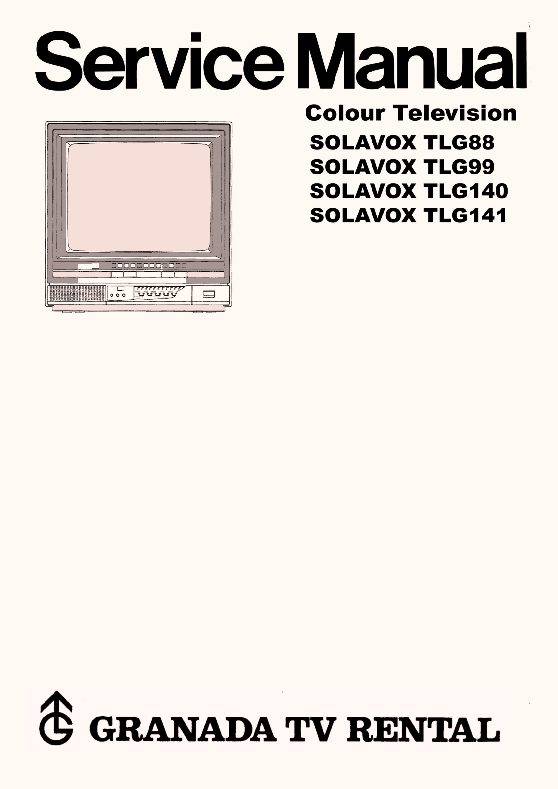 Granada TLG88, TLG99, TLG140, TLG141 Schematic