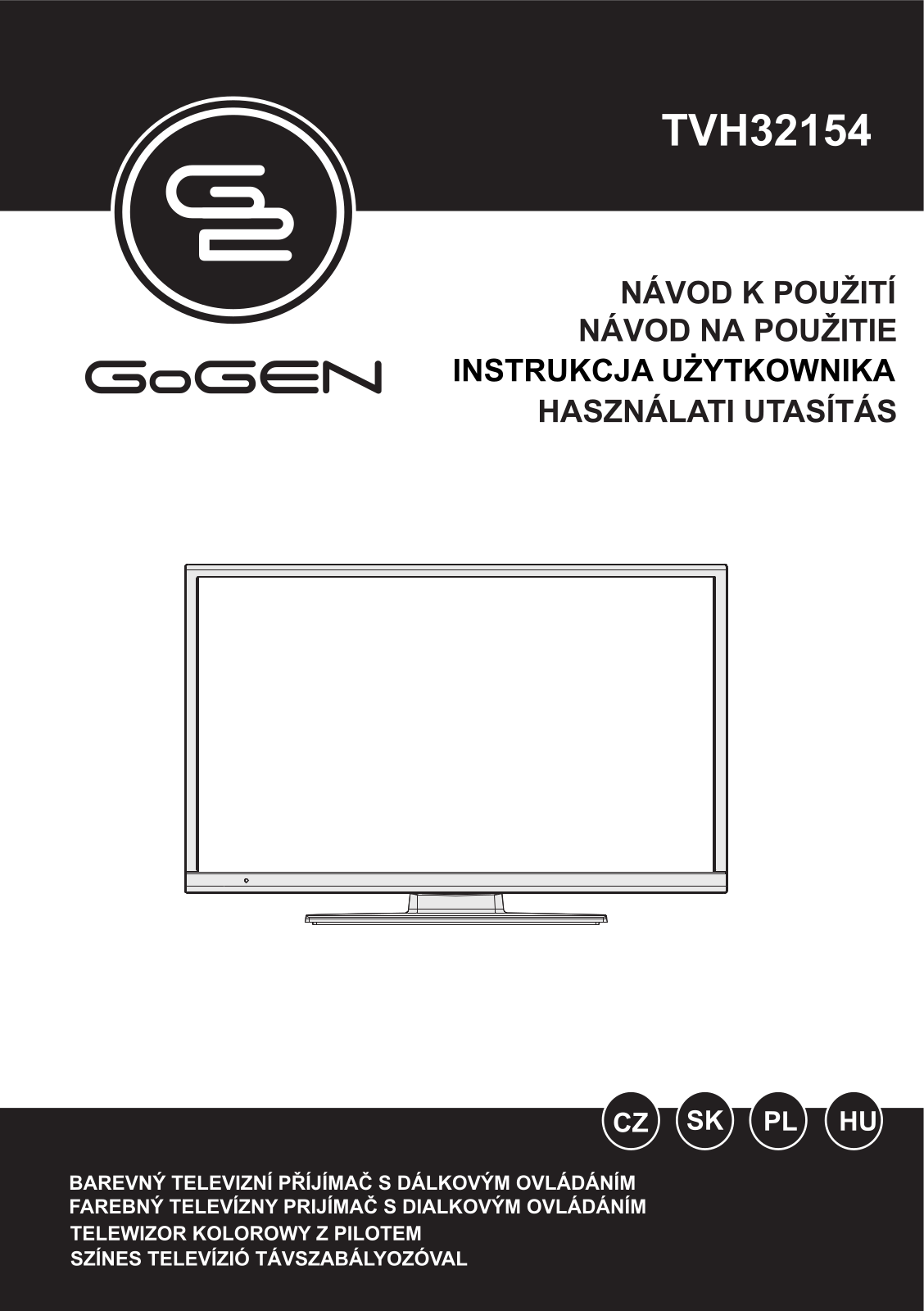 GoGEN TVH 32154 User Manual