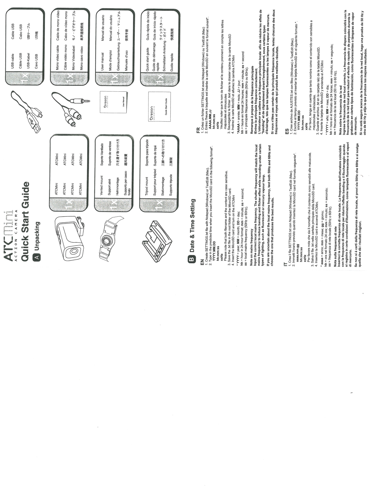 Oregon Scientific ATCMINI-S Owner's Manual