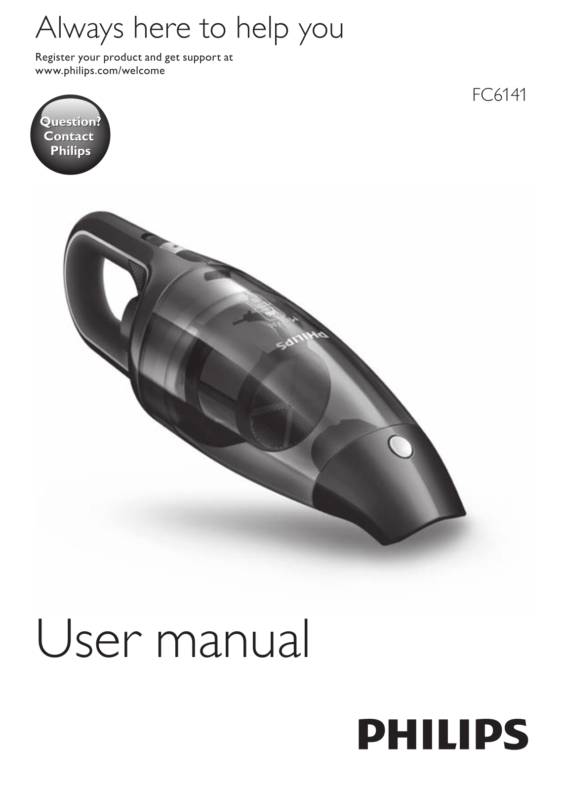 Philips MiniVac Aspirador de mano User Manual