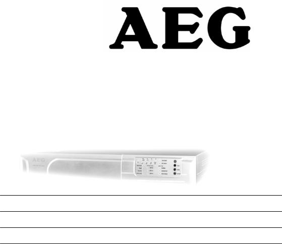 AEG PROTECT B. 1500, PROTECT B. 3000, PROTECT B. 2000, PROTECT B. 1000, PROTECT B. 750 User Manual