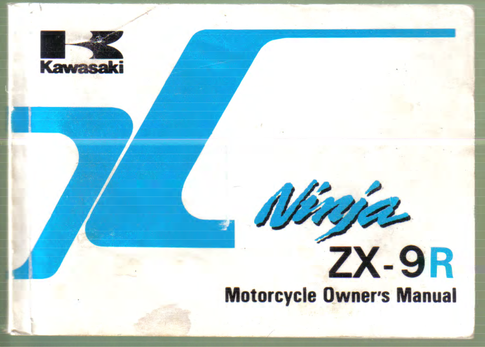 Kawasaki ZX-9R User Manual