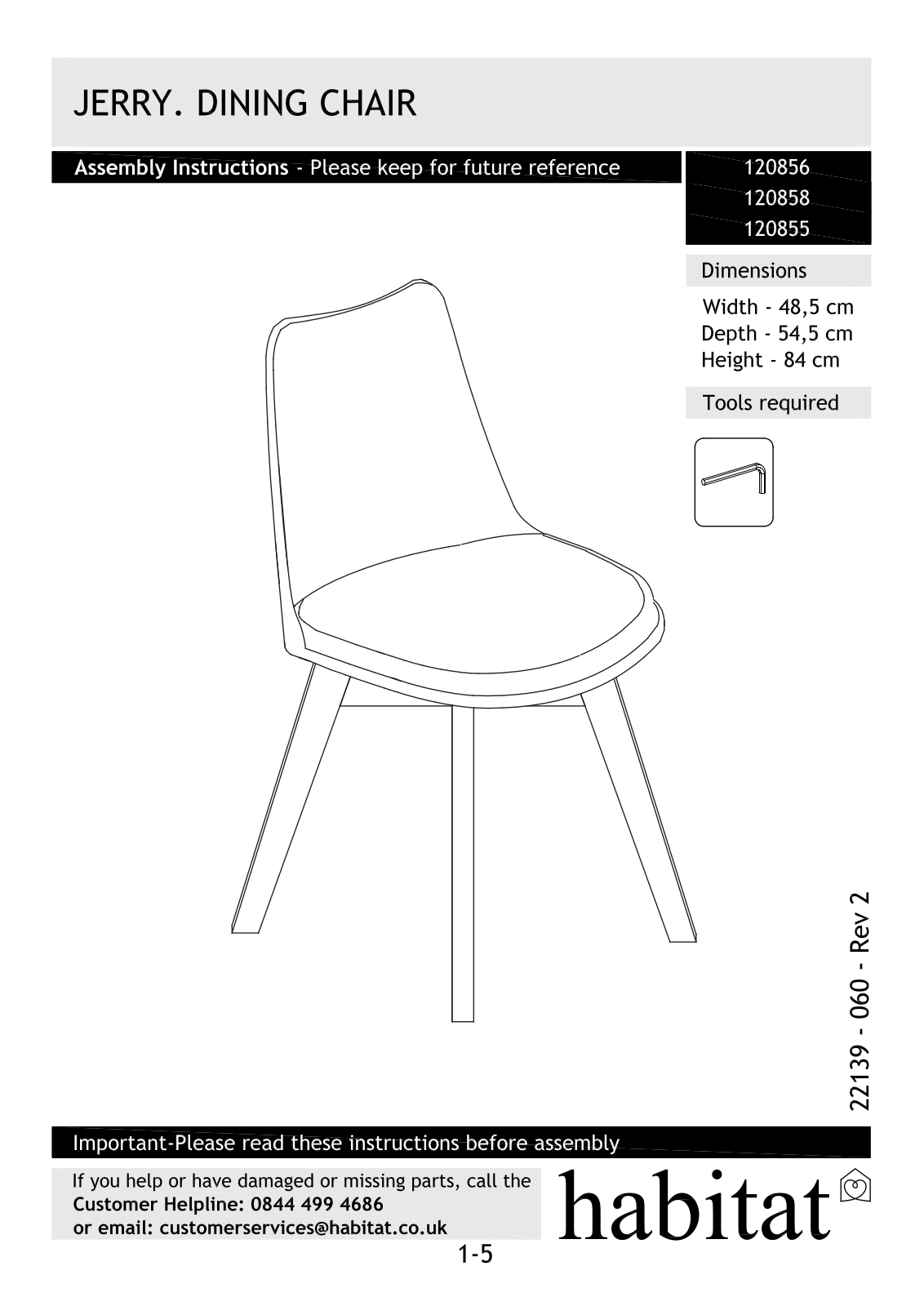 Argos 120856, 120858, 120855 User guide - ManualMachine.com