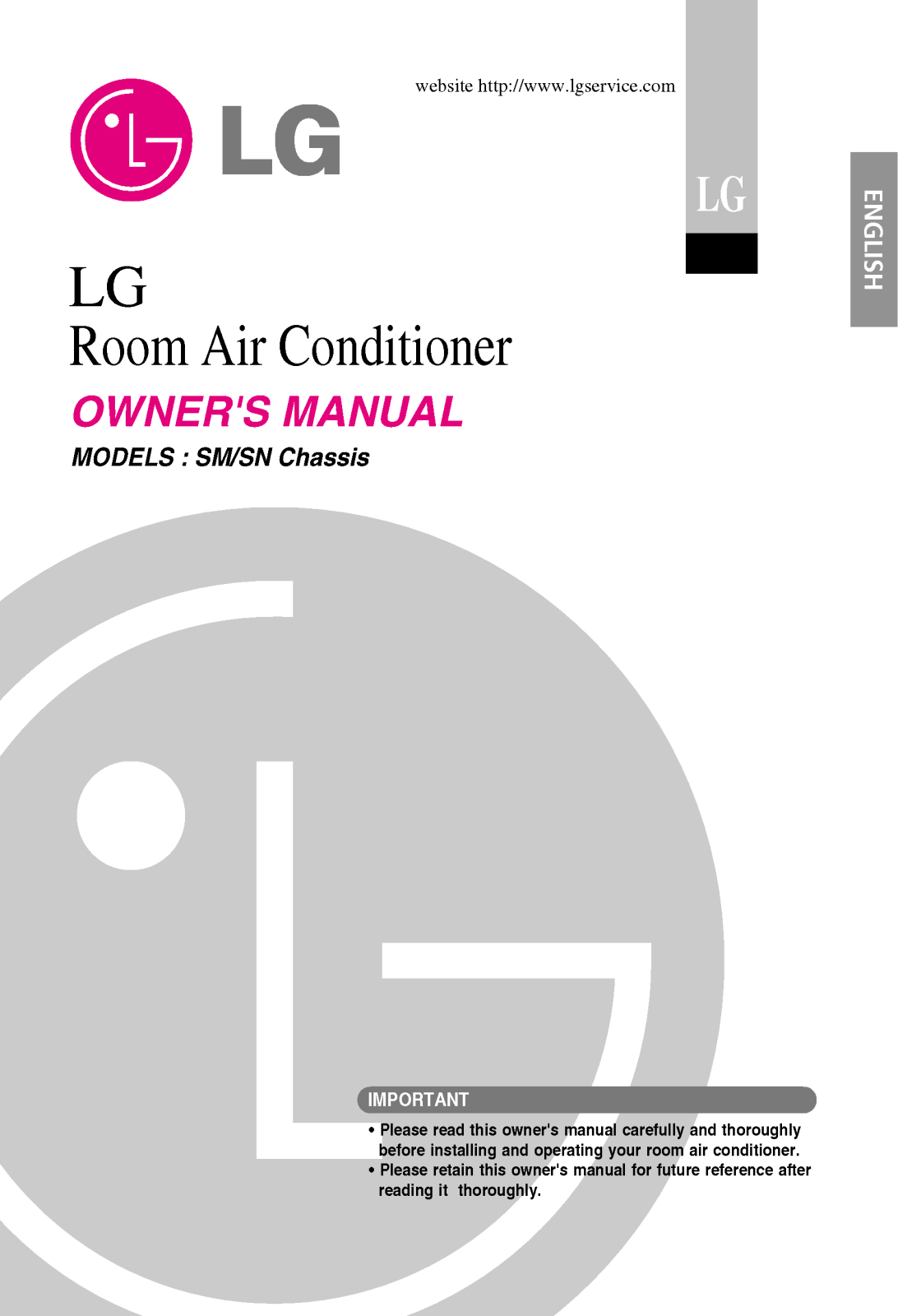 LG LSN364H-4 User Manual