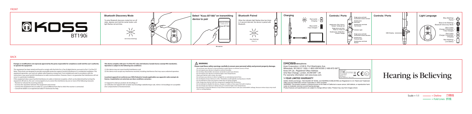 Koss BT190I User Manual