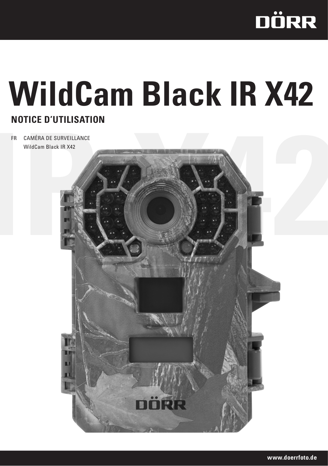 DÖRR WildCam Black IR X42 Instruction manual