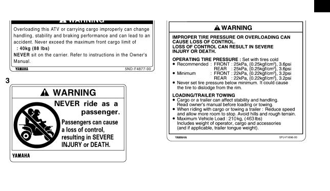 Yamaha GRIZZLY 450 User Manual