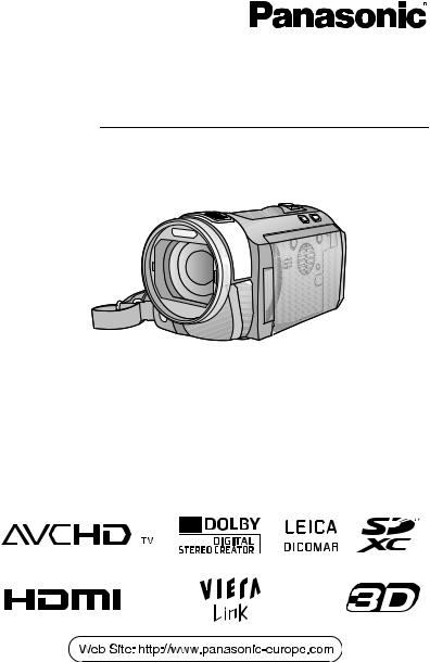 Panasonic HDC-SD800 User Manual