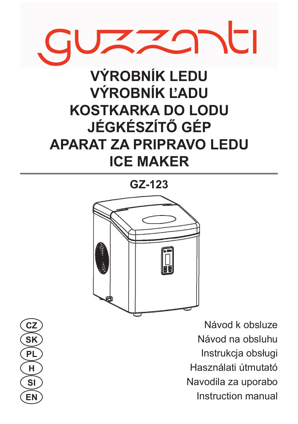 Guzzanti GZ 123 User Manual