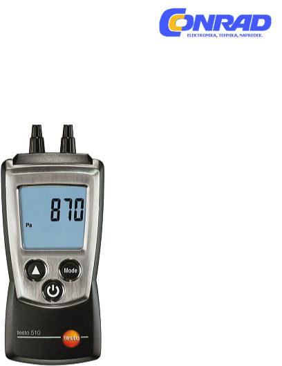 testo 0563 0510 User guide