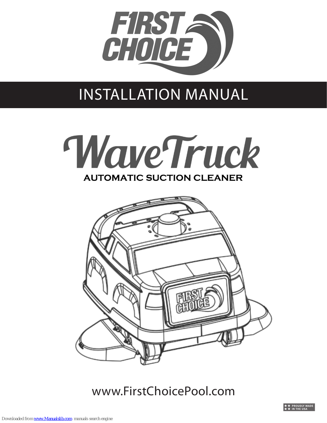 First Choice WaveTruck Installation Manual - ManualMachine.com