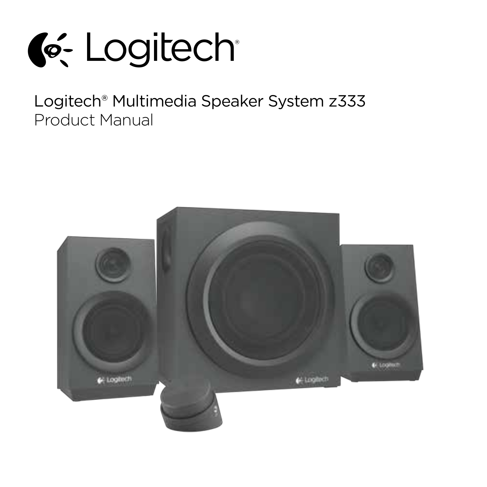 Logitech Z-333 User Manual