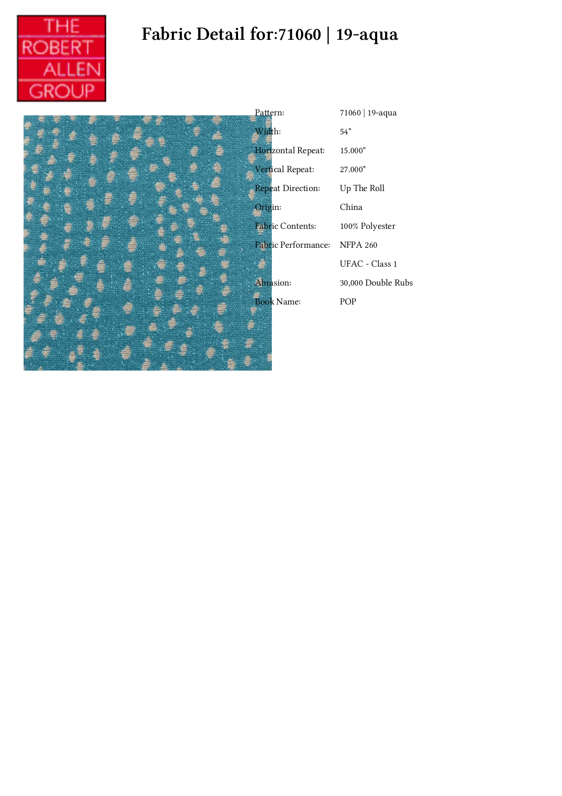 Duralee CRAL4177 Specifications - ManualMachine.com