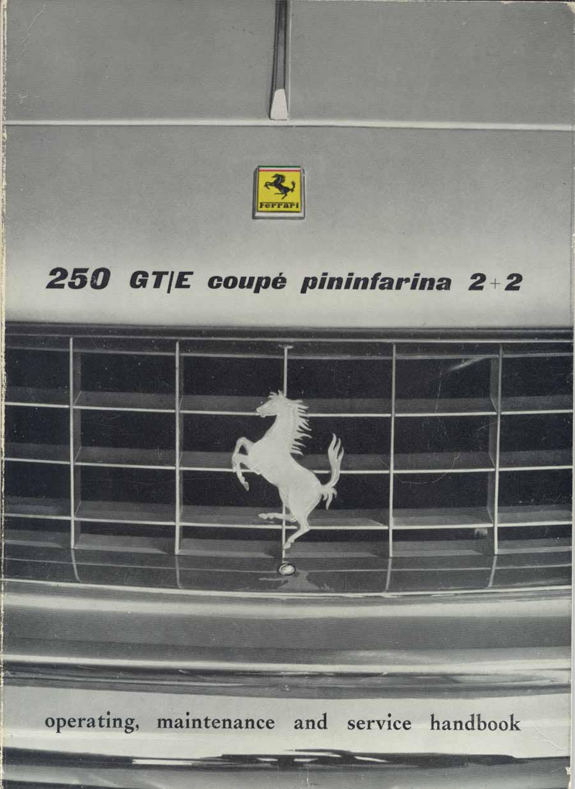 Ferrari 250 GTE 1962, 250 GT 1962 User Manual