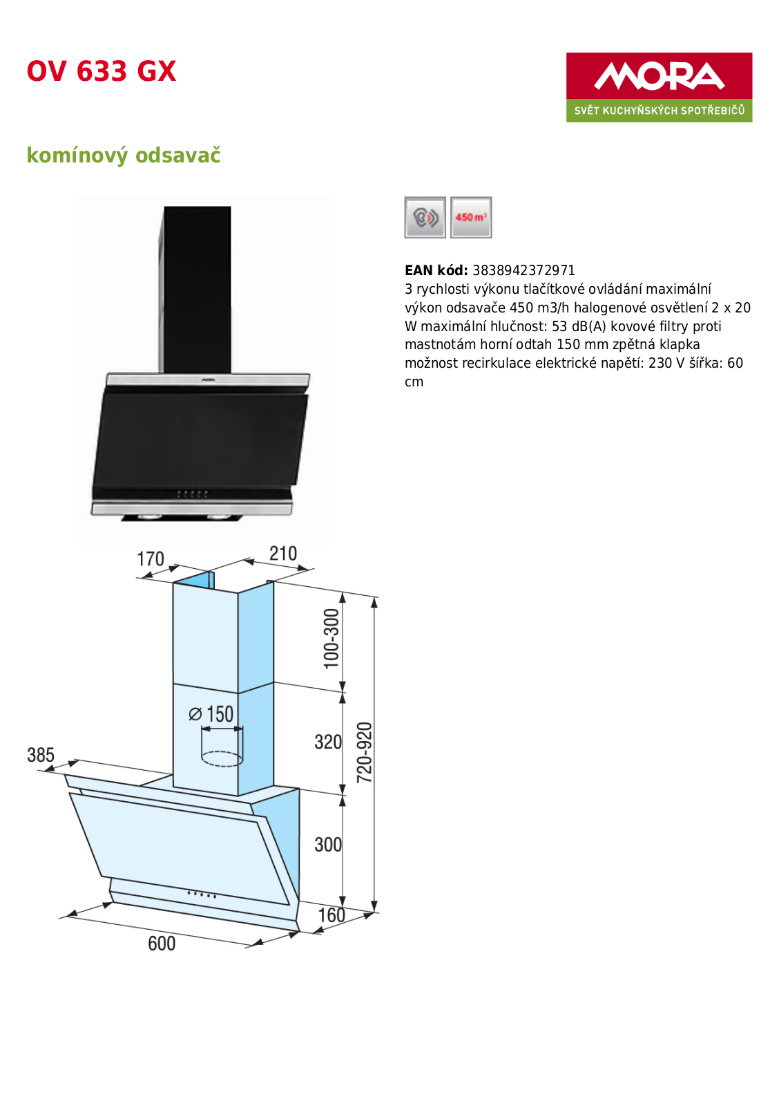 Mora OV 633 GX User Manual