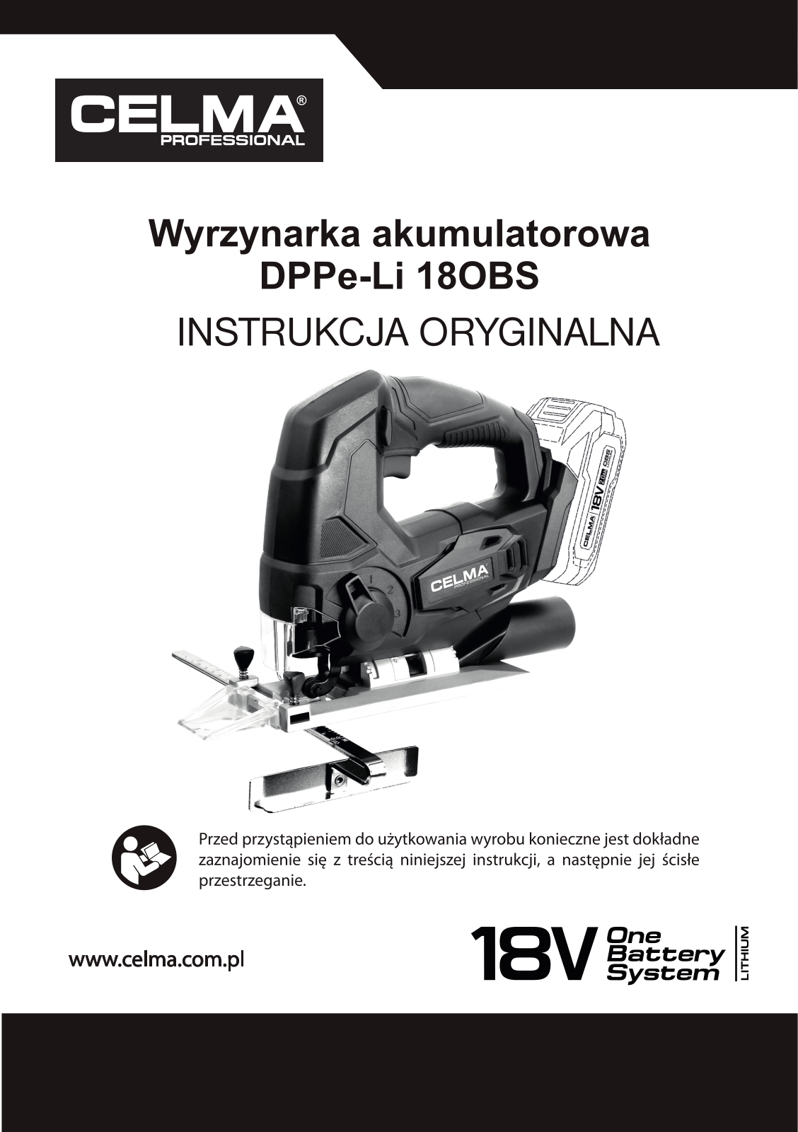 CELMA PROFESSIONAL DPPe Li 18OBS User guide - ManualMachine.com