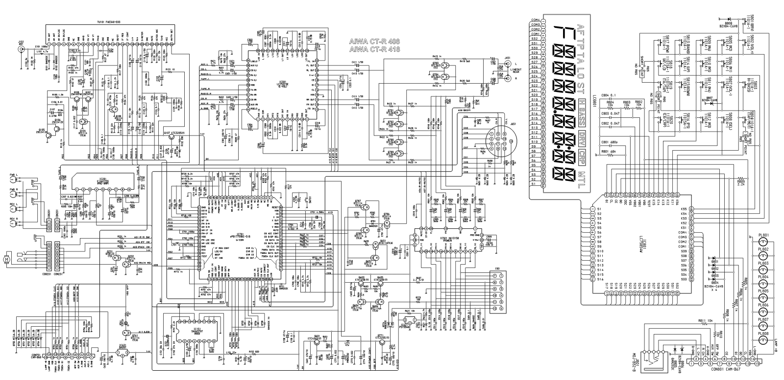 AIWA CT-R408 Service Manual