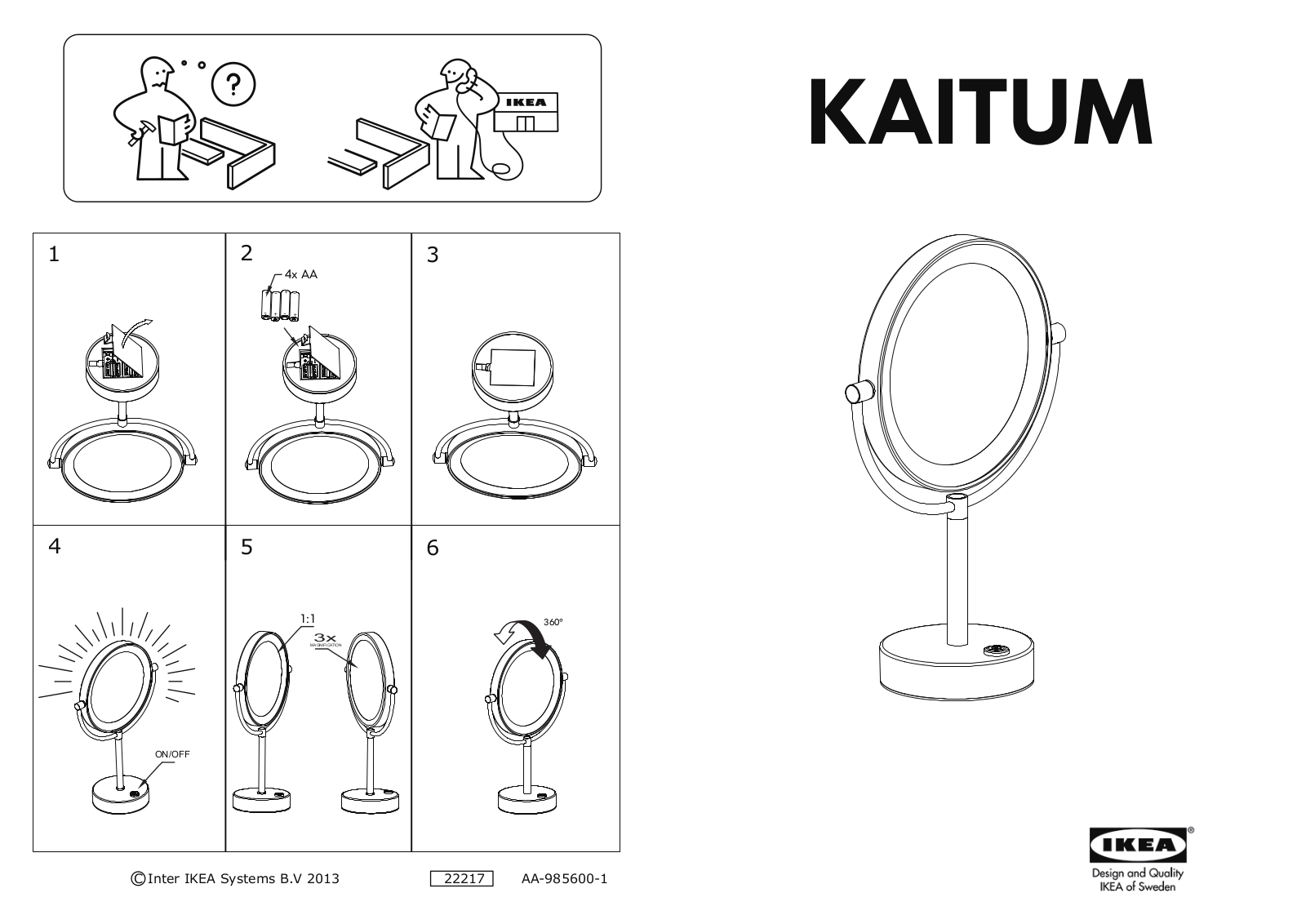 IKEA KAITUM User Manual