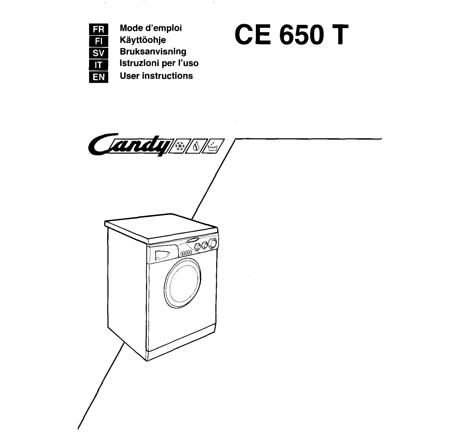 Candy CE 650 T Manual