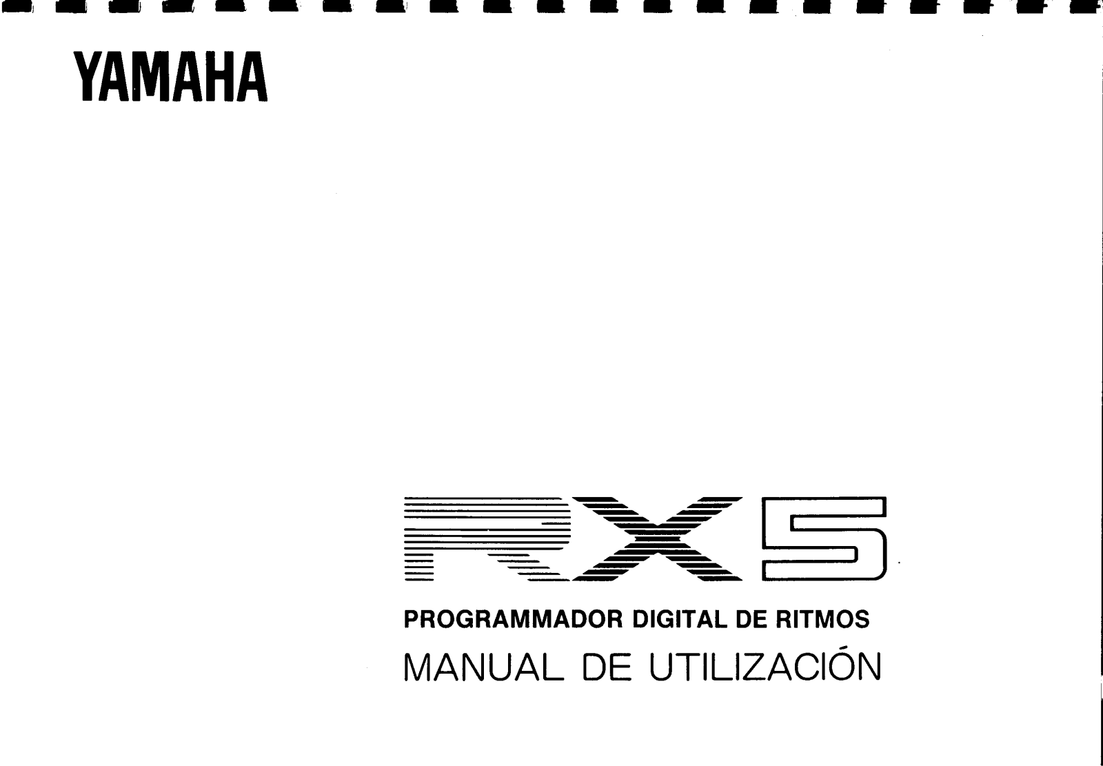 Yamaha RX-5 User Manual