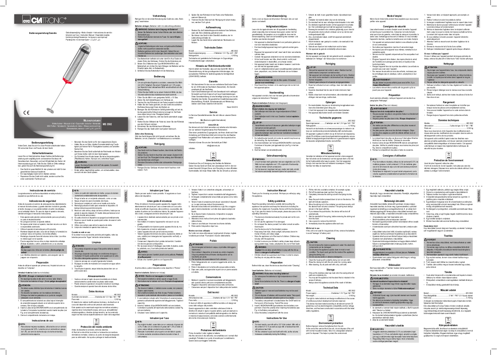 BOMANN WA 525 CB User Manual