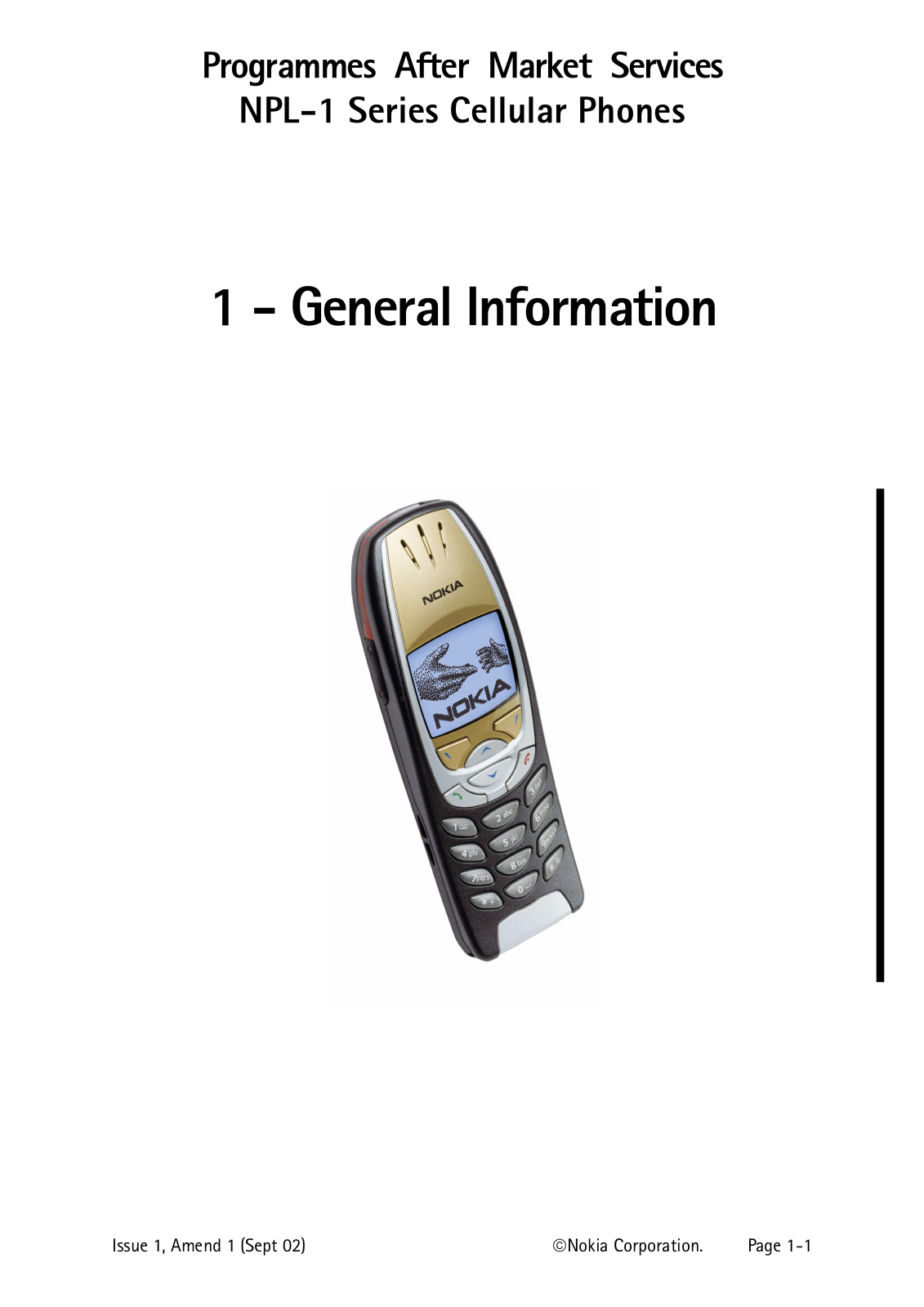 Nokia 6310i Service Manual 2 npl 1