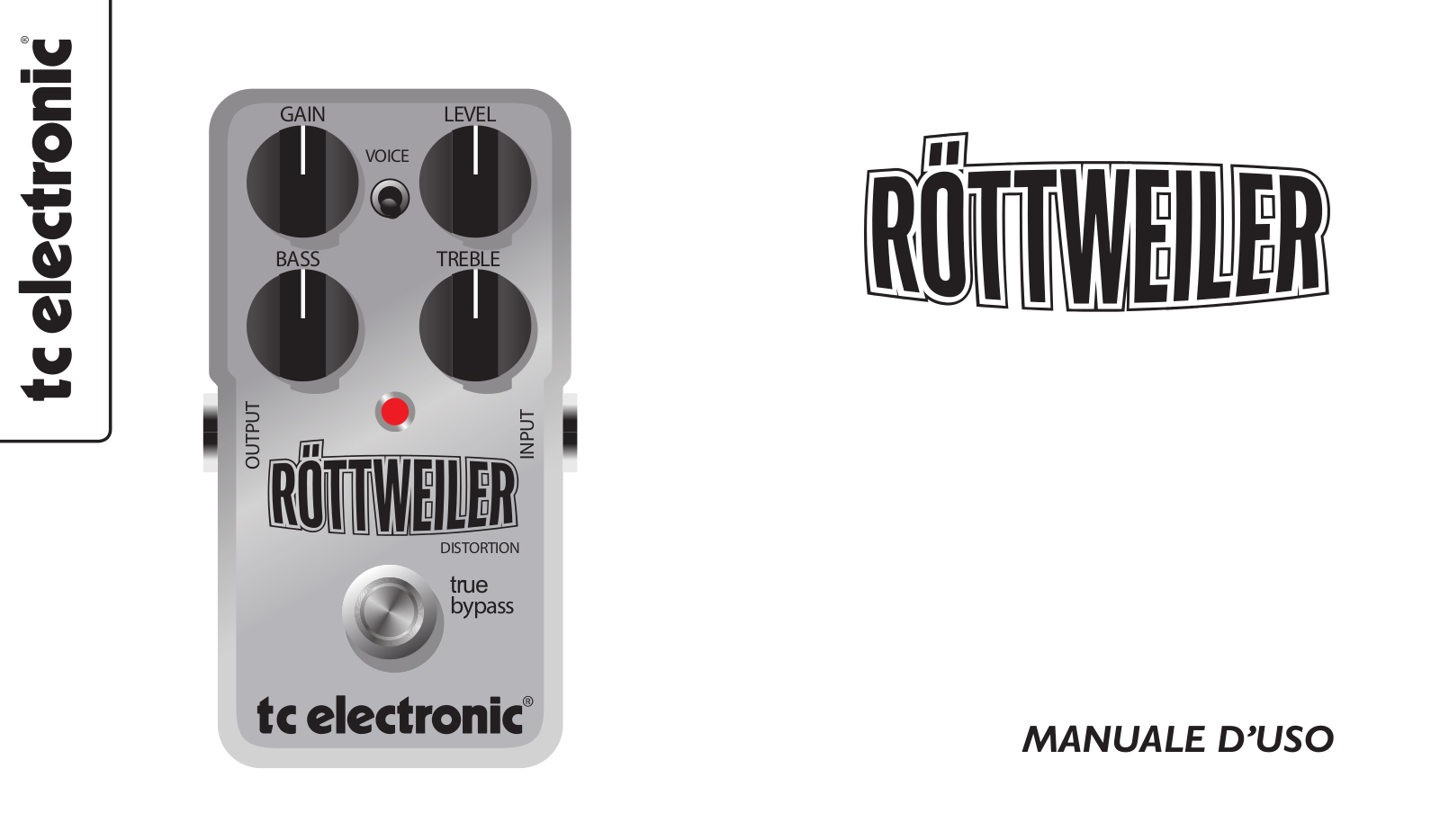 TC Electronic Rottweiler Distortion User manual