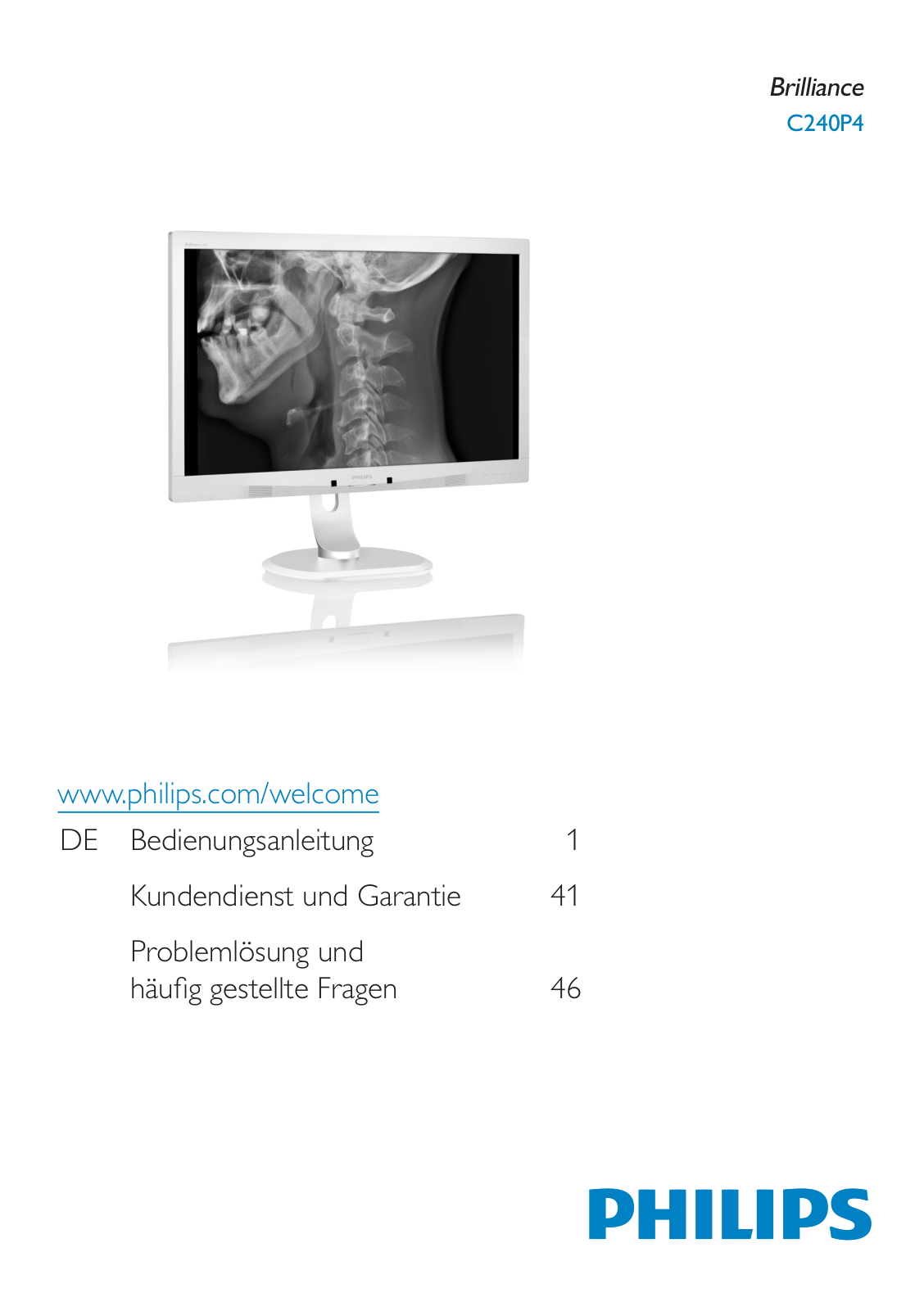 Philips C240P4 User Manual